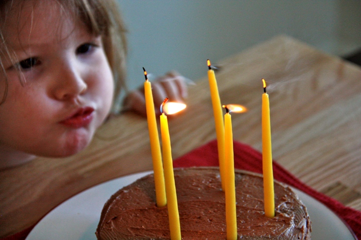 Beeswax Birthday Candles